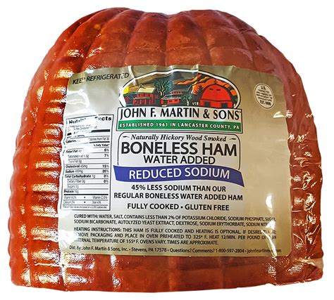 How does Pork Ham Boneless Low Sodium (62331.19) fit into your Daily Goals - calories, carbs, nutrition