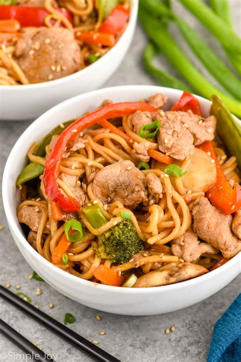 How does Pork Lo Mein fit into your Daily Goals - calories, carbs, nutrition