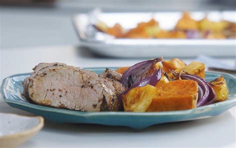 How does Pork Loin Sweet Potato, Pineapple fit into your Daily Goals - calories, carbs, nutrition