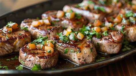 How does Pork Medallions w/Peppered Apple & Onion fit into your Daily Goals - calories, carbs, nutrition