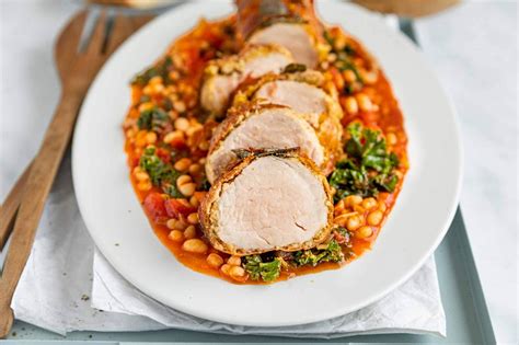 How does Pork Tenderloin with White Beans fit into your Daily Goals - calories, carbs, nutrition