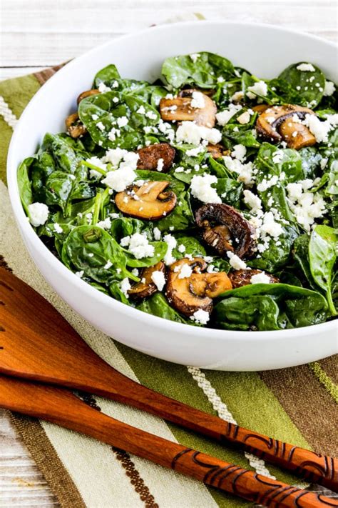 How does Portobello Mushroom Spinach Salad fit into your Daily Goals - calories, carbs, nutrition