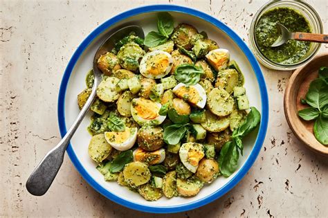 How does Potato Salad with Pesto & Arugula fit into your Daily Goals - calories, carbs, nutrition