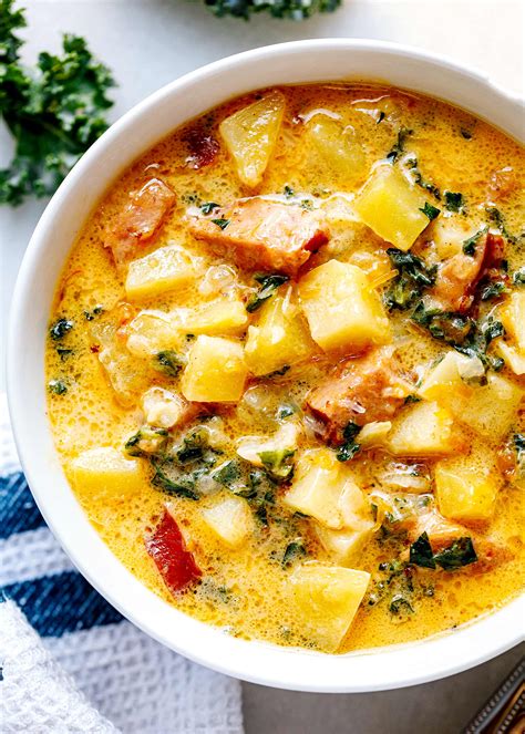 How does Potato Soup with Kale & Chorizo fit into your Daily Goals - calories, carbs, nutrition