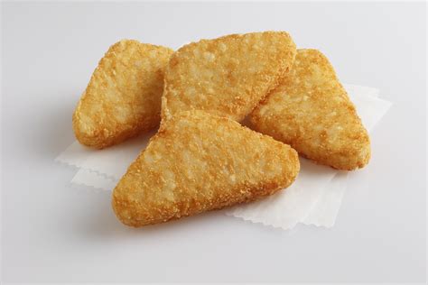 How does Potatoes Hash Brown Patty Triangle 2 EA fit into your Daily Goals - calories, carbs, nutrition