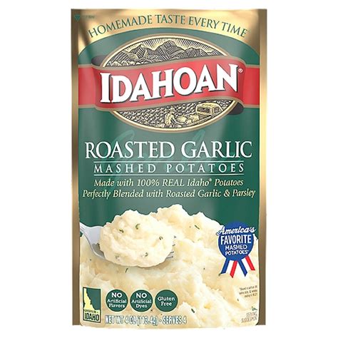 How does Potatoes Idaho Mashed Roasted GarlicMargarine & Whole Milk 5 oz fit into your Daily Goals - calories, carbs, nutrition