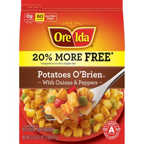 How does Potatoes Red B O'Brien 6 oz fit into your Daily Goals - calories, carbs, nutrition