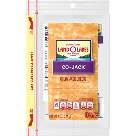 How does Pre-sliced Co-jack Cheese fit into your Daily Goals - calories, carbs, nutrition
