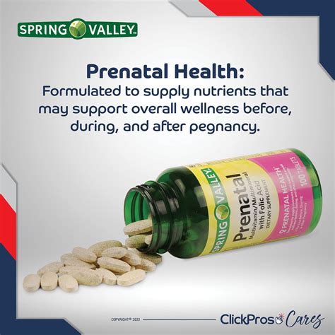 How does Prenatal - Multivitamin/Multimineral fit into your Daily Goals - calories, carbs, nutrition