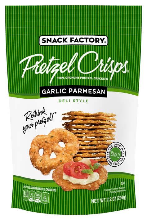 How does Pretzel Crisps Garlic Parmesan fit into your Daily Goals - calories, carbs, nutrition