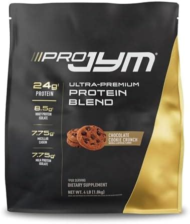 How does Pro Jym Protein - Chocolate Cookie Crunch fit into your Daily Goals - calories, carbs, nutrition