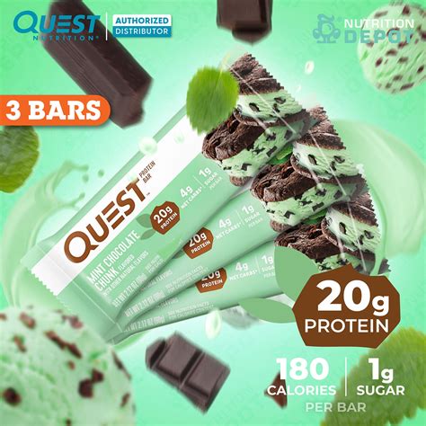 How does Protein Bar - Mint Chocolate fit into your Daily Goals - calories, carbs, nutrition