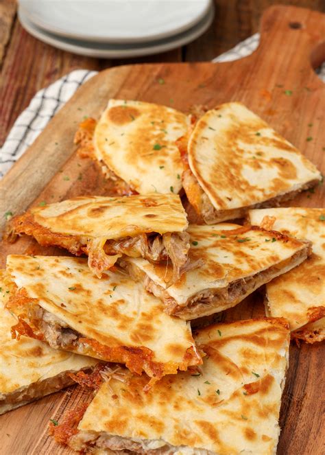 How does Pulled Pork BBQ Quesadilla fit into your Daily Goals - calories, carbs, nutrition