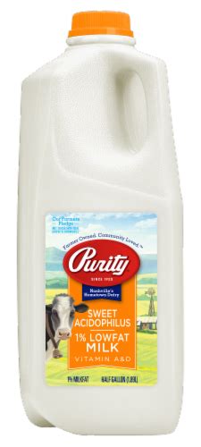 How does Purity Sweet Acidophilus Milk fit into your Daily Goals - calories, carbs, nutrition