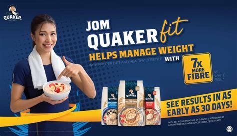 How does Quaker fit into your Daily Goals - calories, carbs, nutrition