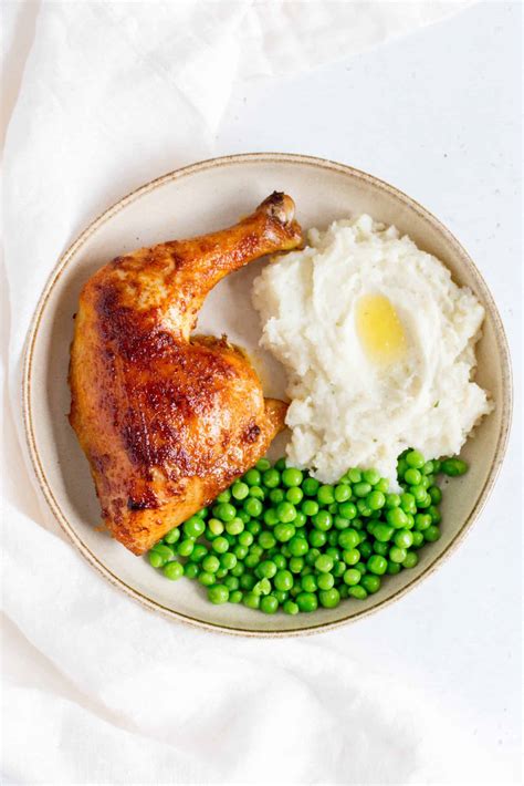 How does Quarter Chicken with Loaded Mash fit into your Daily Goals - calories, carbs, nutrition