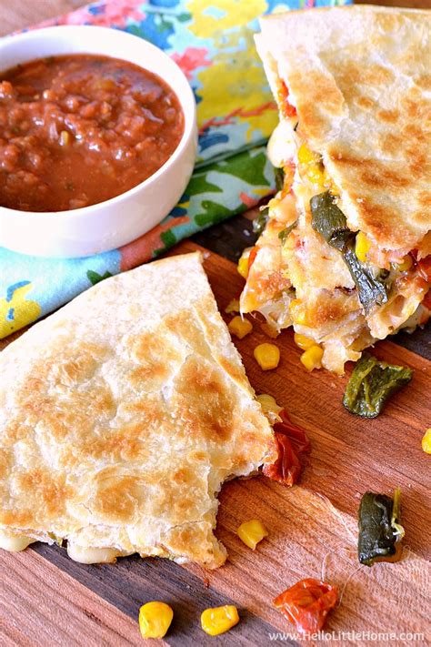 How does Quesadilla Vegetable Roasted & Black Bean fit into your Daily Goals - calories, carbs, nutrition