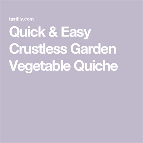 How does Quiche Garden Vegetable SLC=1/8 fit into your Daily Goals - calories, carbs, nutrition