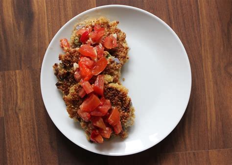 How does Quinoa Cake with Tomato Chutney fit into your Daily Goals - calories, carbs, nutrition