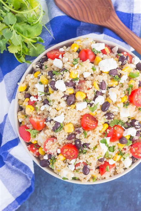 How does Quinoa Corn Salad fit into your Daily Goals - calories, carbs, nutrition