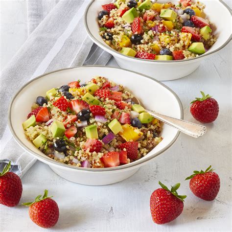 How does Quinoa Fruit Salad fit into your Daily Goals - calories, carbs, nutrition