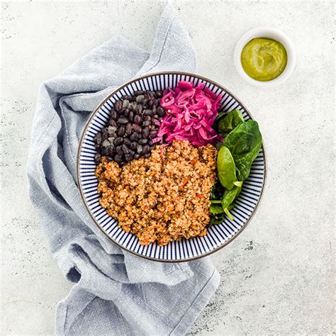 How does Quinoa Ranchero fit into your Daily Goals - calories, carbs, nutrition