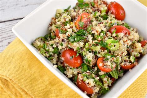 How does Quinoa Tabbouleh Salad fit into your Daily Goals - calories, carbs, nutrition