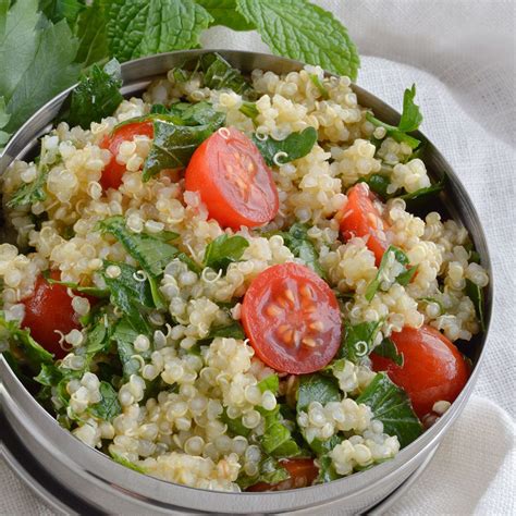 How does Quinoa Tabouleh Side Salad fit into your Daily Goals - calories, carbs, nutrition