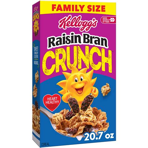 How does Raisin Bran Crunch fit into your Daily Goals - calories, carbs, nutrition