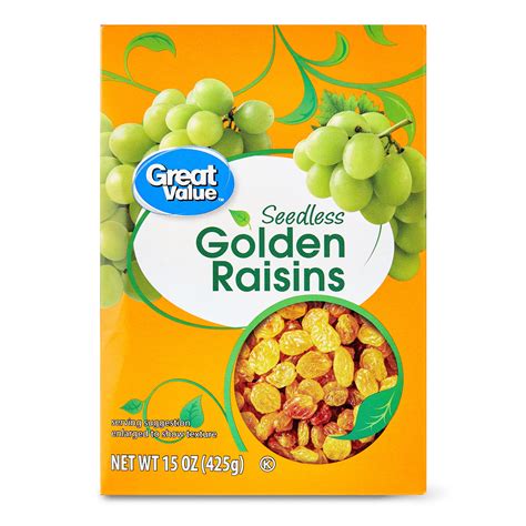 How does Raisins Golden Seedless 1 oz fit into your Daily Goals - calories, carbs, nutrition