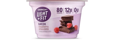 How does Raspberry Chocolate Greek Yogurt fit into your Daily Goals - calories, carbs, nutrition
