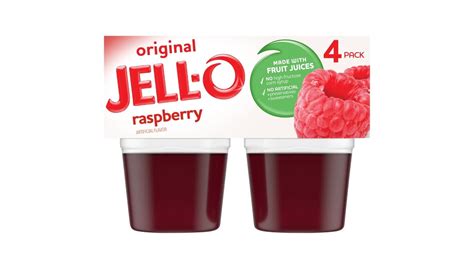 How does Raspberry Jell-O Cup fit into your Daily Goals - calories, carbs, nutrition