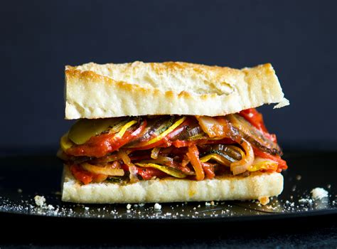 How does Ratatouille Sandwich on White Bread fit into your Daily Goals - calories, carbs, nutrition