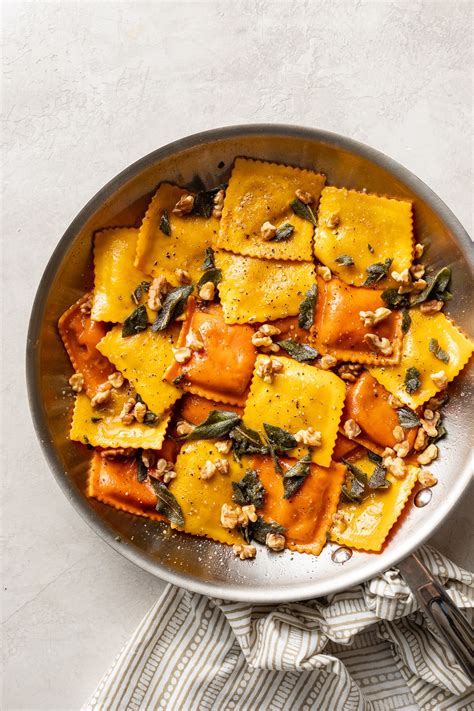 How does Ravioli with Sage Walnut Butter fit into your Daily Goals - calories, carbs, nutrition