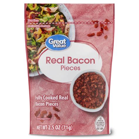 How does Real Bacon Pieces fit into your Daily Goals - calories, carbs, nutrition