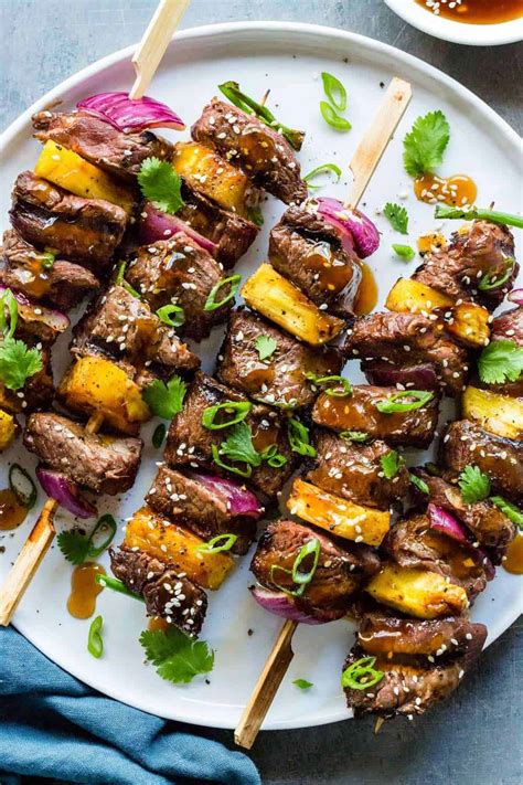 How does Red Hot Beef Skewers fit into your Daily Goals - calories, carbs, nutrition