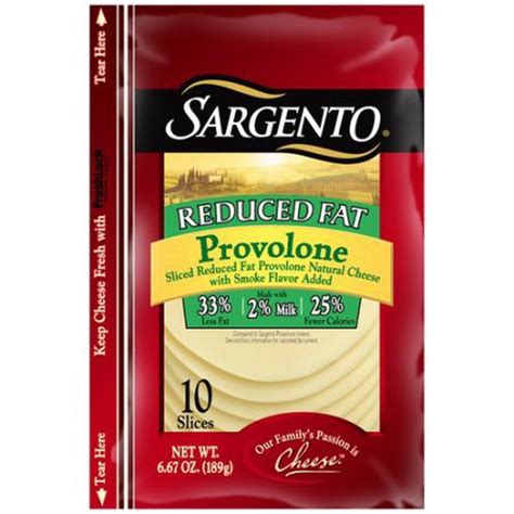 How does Reduced Fat Provolone Cheese fit into your Daily Goals - calories, carbs, nutrition