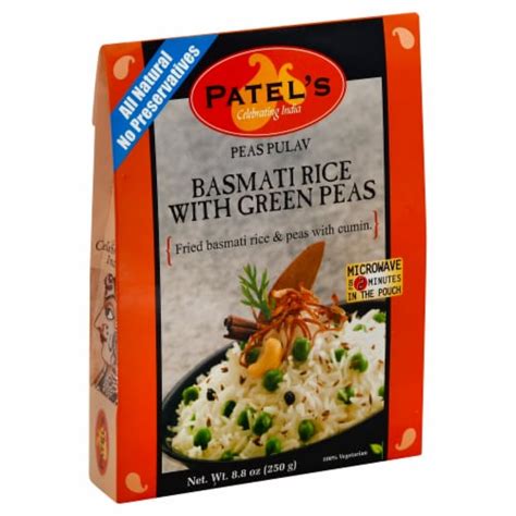 How does Rice Basmati Green Peas 4 oz fit into your Daily Goals - calories, carbs, nutrition