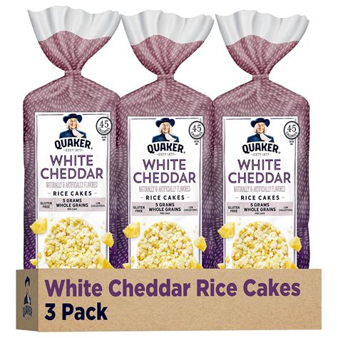 How does Rice Cakes - White Cheddar fit into your Daily Goals - calories, carbs, nutrition