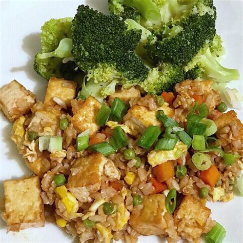 How does Rice Jasmine Fried Tofu No Egg fit into your Daily Goals - calories, carbs, nutrition