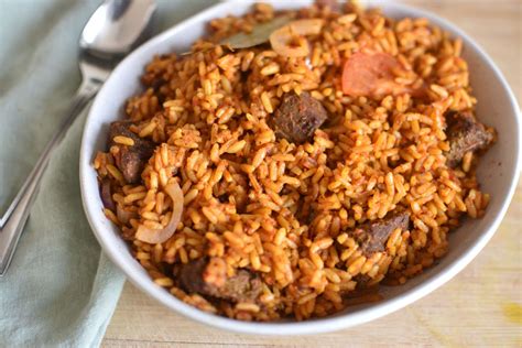 How does Rice White Beef Jollof 12 oz fit into your Daily Goals - calories, carbs, nutrition