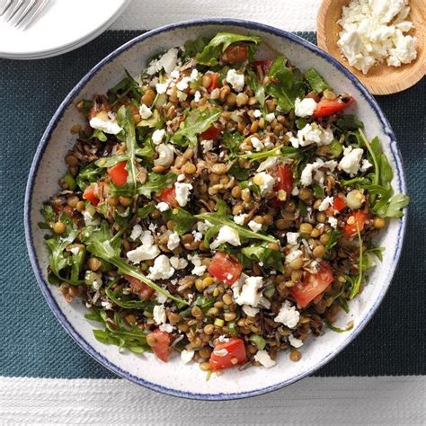 How does Rice and Lentil Salad fit into your Daily Goals - calories, carbs, nutrition