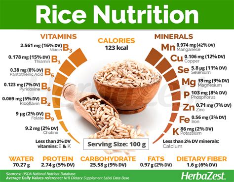 How does Rice fit into your Daily Goals - calories, carbs, nutrition