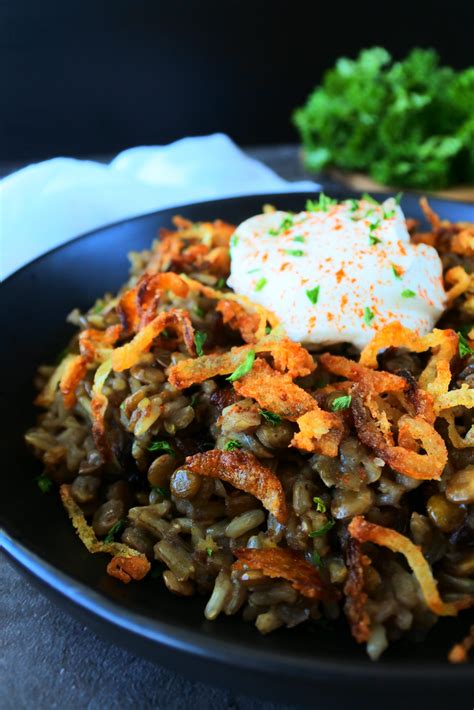 How does Rice with Lentils Crispy Onions fit into your Daily Goals - calories, carbs, nutrition