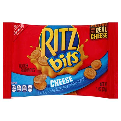 How does Ritz Bits, Cheese, Nabisco fit into your Daily Goals - calories, carbs, nutrition