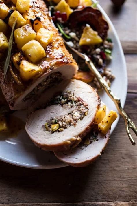 How does Roast Bacon Loin with a Pineapple Glaze fit into your Daily Goals - calories, carbs, nutrition