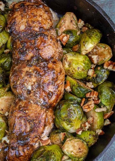 How does Roast Pork Loin with Brussels Sprouts and Wild Rice fit into your Daily Goals - calories, carbs, nutrition