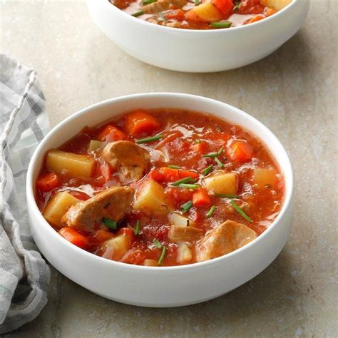 How does Roast Pork and Vegetable Soup fit into your Daily Goals - calories, carbs, nutrition