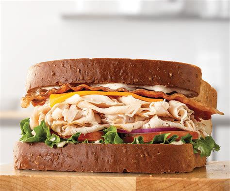 How does Roast Turkey, Ranch, and Bacon Sandwich fit into your Daily Goals - calories, carbs, nutrition