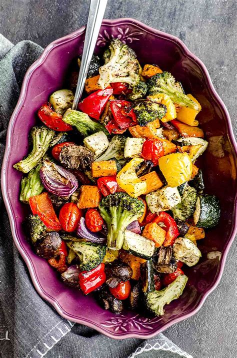 How does Roast Vegetables fit into your Daily Goals - calories, carbs, nutrition